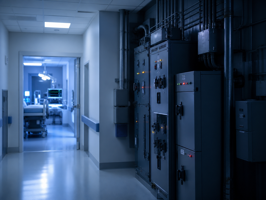 Infraestrutura elétrica crítica em ambiente hospitalar